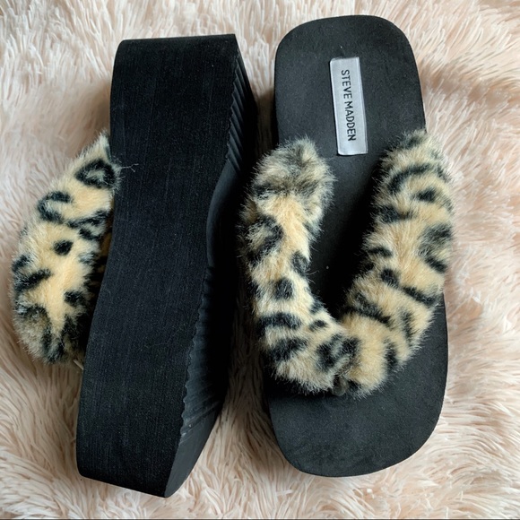 Steve Madden Shoes - Platform sandals, Steve Madden leopard summer shoe